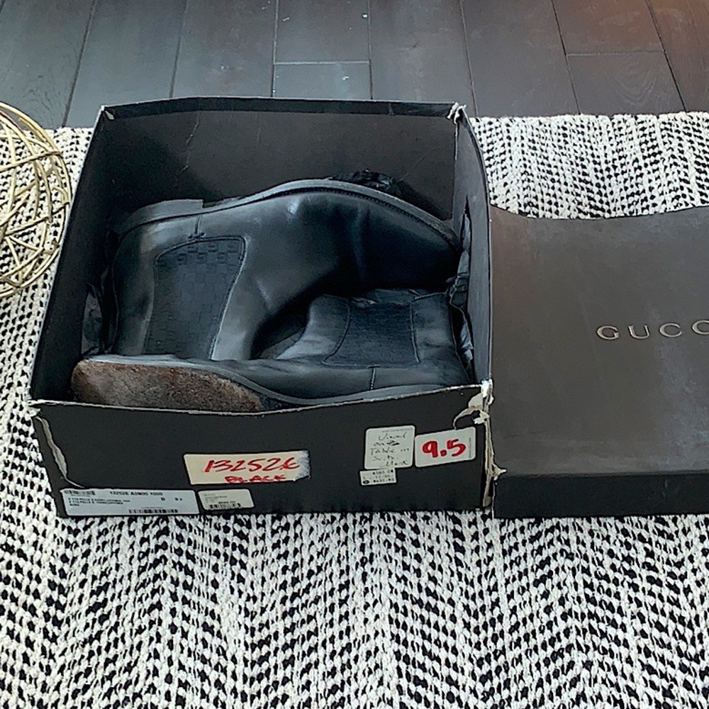 COPY - Classic Gucci Men’s Black Boot with GG detail